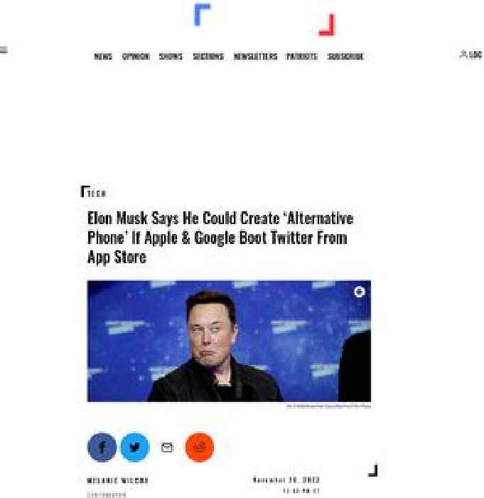 Elon Musk Says He Could Create ‘Alternative Phone’ If Apple & Google Boot Twitter From App Store