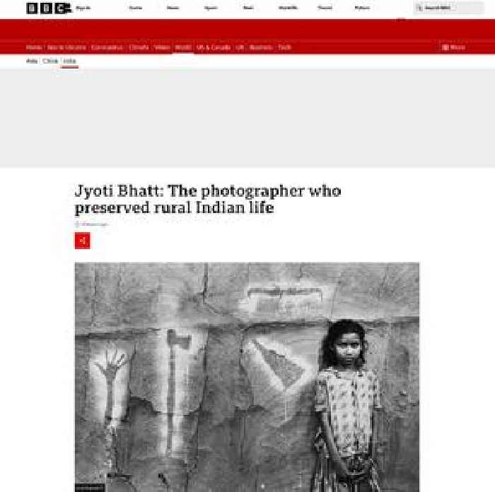 Jyoti Bhatt: The photographer who preserved rural Indian life
