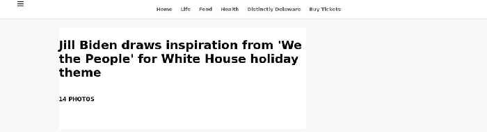 Jill Biden draws inspiration from 'We the People' for White House holiday theme