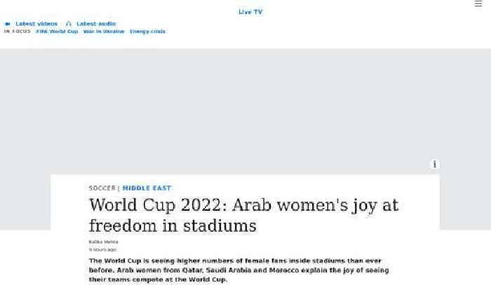 World Cup 2022: Arab Women's joy at freedom in stadiums