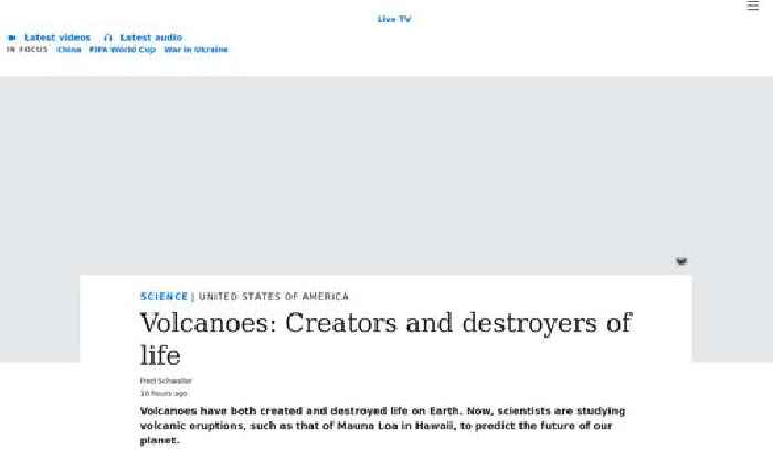Volcanoes: creators and destroyers of life