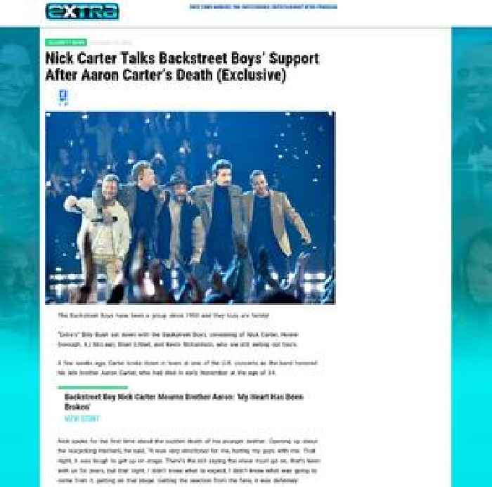 Nick Carter Talks Backstreet Boys’ Support After Aaron Carter’s Death (Exclusive)