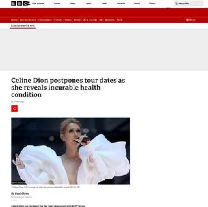 Celine Dion reveals incurable health condition