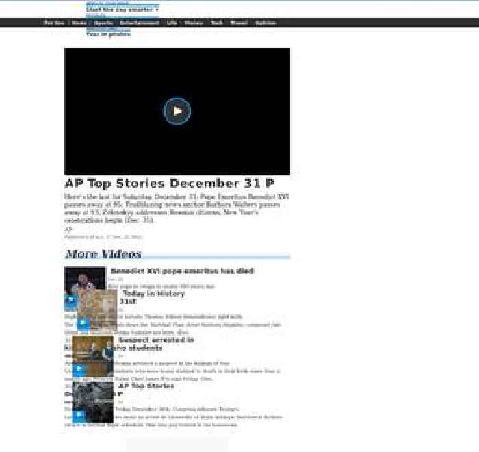 AP Top Stories December 31 P