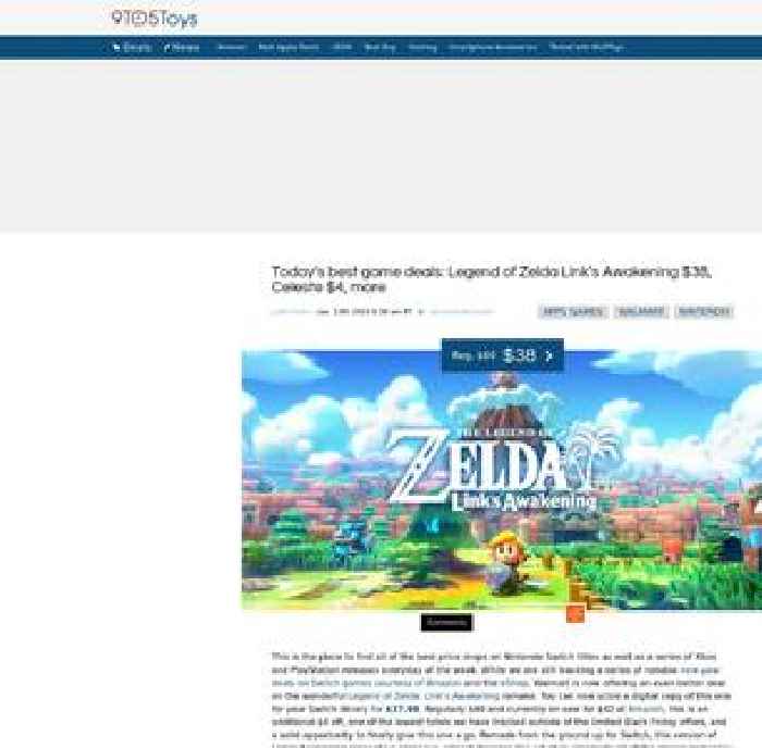 Today’s best game deals: Legend of Zelda Link’s Awakening $38, Celeste $4, more