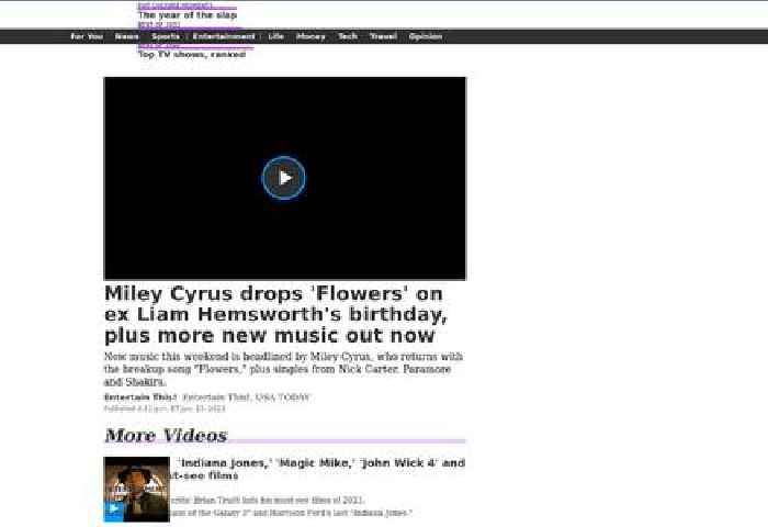 Miley Cyrus drops 'Flowers' on ex Liam Hemsworth's birthday, plus more new music out now