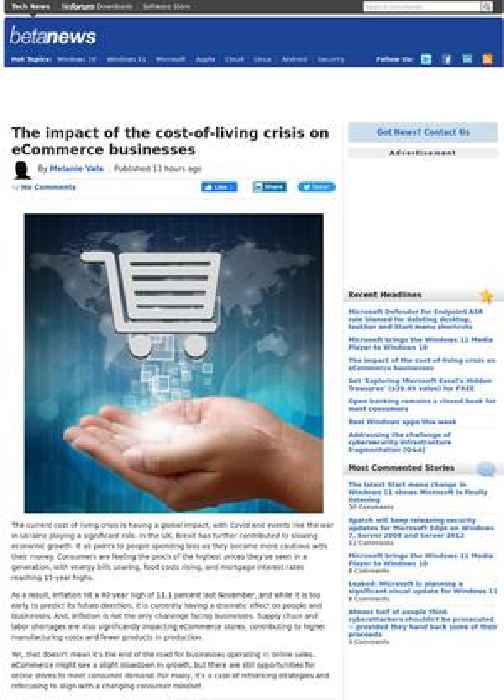 The impact of the cost-of-living crisis on eCommerce businesses
