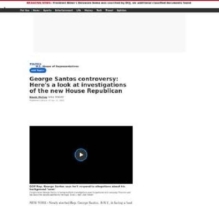 George Santos controversy: Here's a look at investigations of the new House Republican
