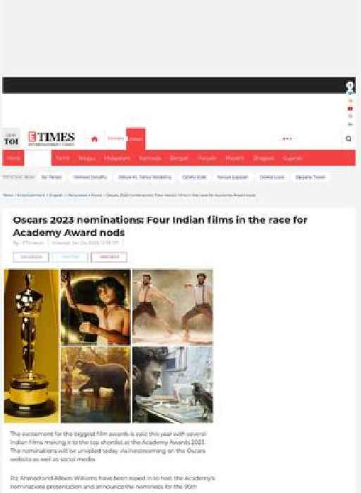 Four Indian films in the race for Oscar nods