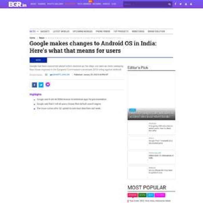 Google makes changes to Android OS in India: Here’s what that means for users