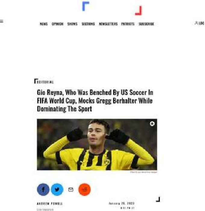 Gio Reyna, Who Was Benched By US Soccer In FIFA World Cup, Mocks Gregg Berhalter While Dominating The Sport