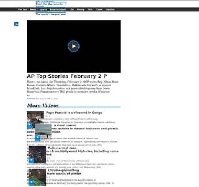 AP Top Stories February 2 P