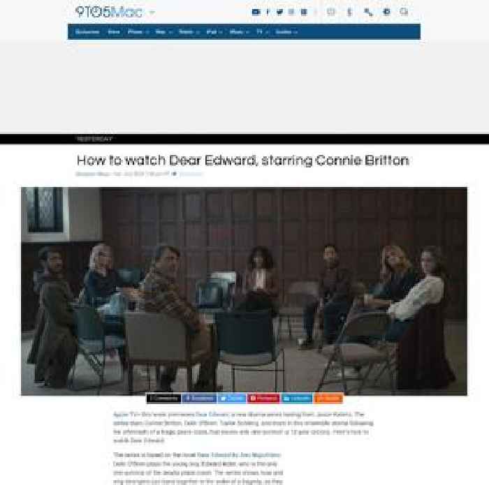 How to watch Dear Edward, starring Connie Britton