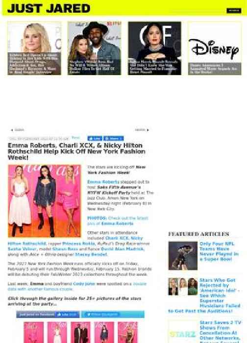 Emma Roberts, Charli XCX, & Nicky Hilton Rothschild Help Kick Off New York Fashion Week!