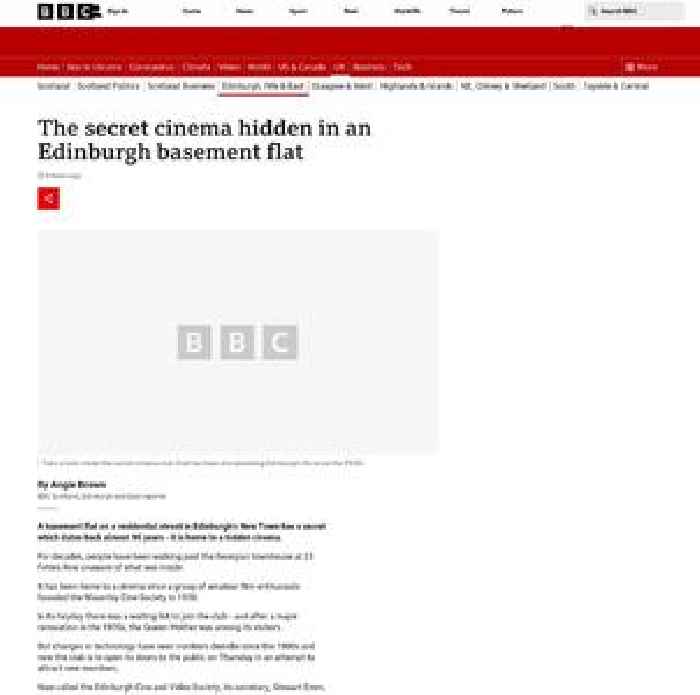 The secret cinema hidden in an Edinburgh basement flat