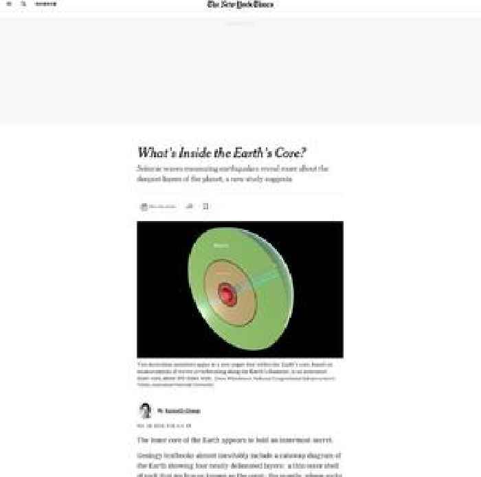 What’s Inside the Earth’s Core?