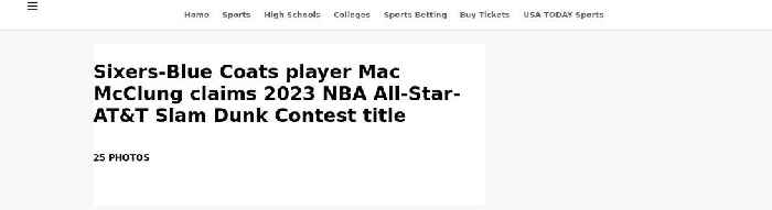 Sixers-Blue Coats player Mac McClung claims 2023 NBA All-Star-AT&T Slam Dunk Contest title