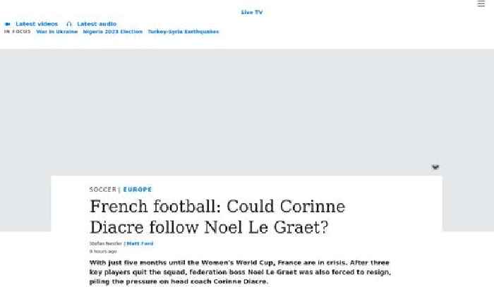 French football crisis: Could Corinne Diacre follow Noel Le Graet?