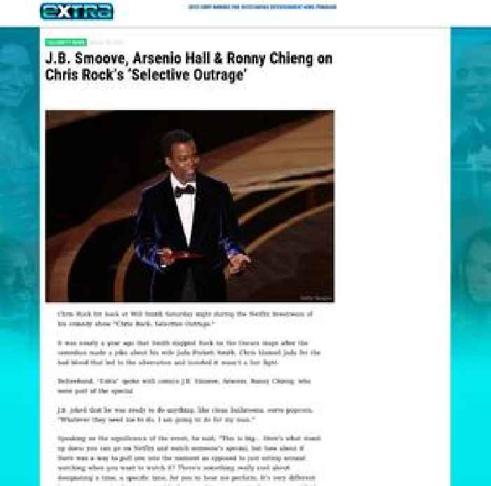 J.B. Smoove, Arsenio Hall & Ronny Chieng on Chris Rock’s ‘Selective Outrage’