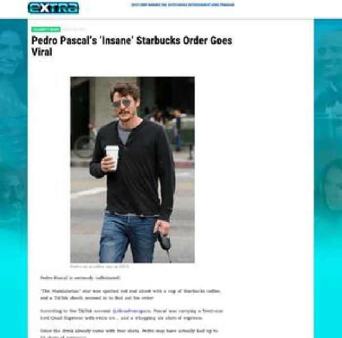 Pedro Pascal’s ‘Insane’ Starbucks Order Goes Viral