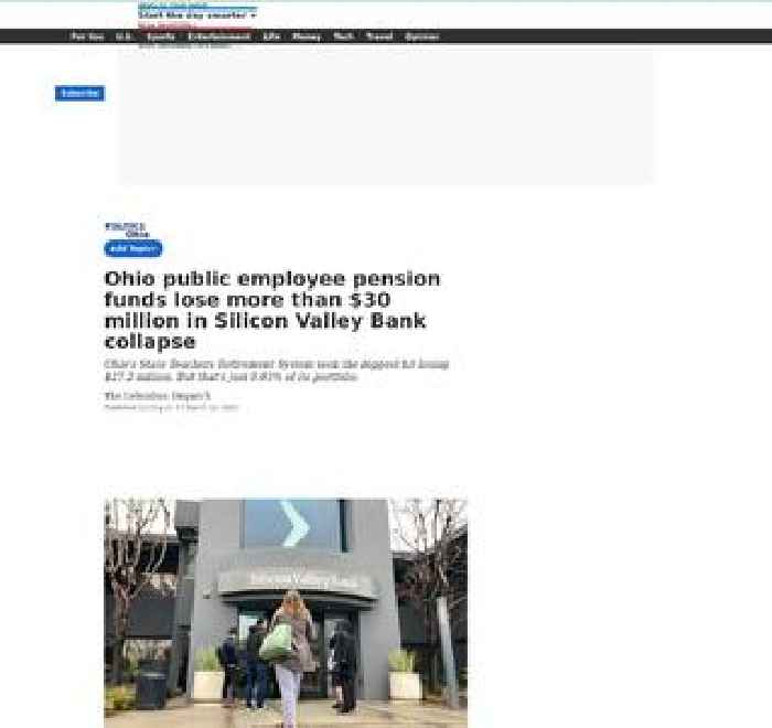 Ohio public employee pension funds lose more than $30 million in Silicon Valley Bank collapse