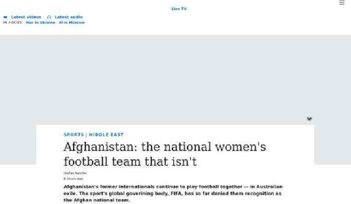 The Afghan national women's football team that isn't