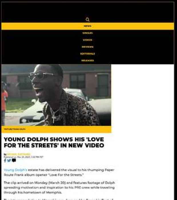 Young Dolph Shows His “Love For The Streets” In New Video