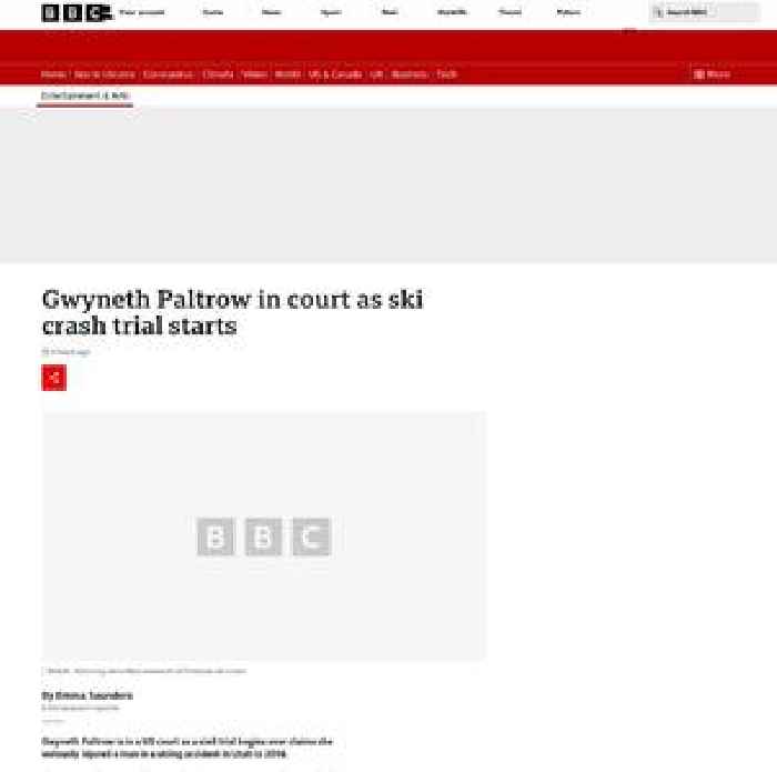 Gwyneth Paltrow expected to appear in court over ski crash case