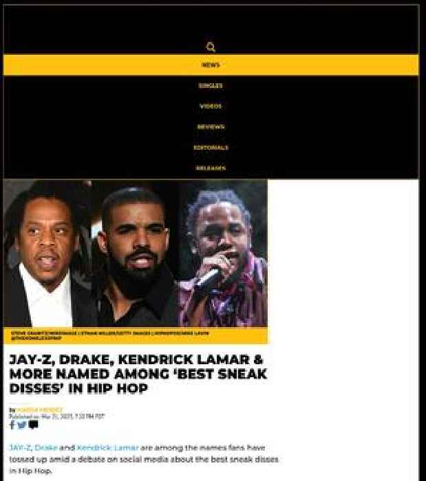 JAY-Z, Drake, Kendrick Lamar & More Named Among ‘Best Sneak Disses’ In Hip Hop