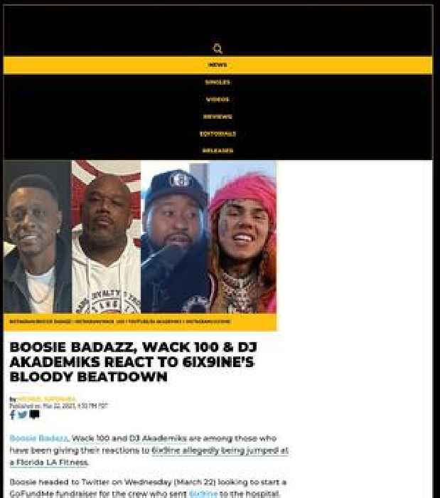 Boosie Badazz, Wack 100 & DJ Akademiks React To 6ix9ine’s Bloody Beatdown