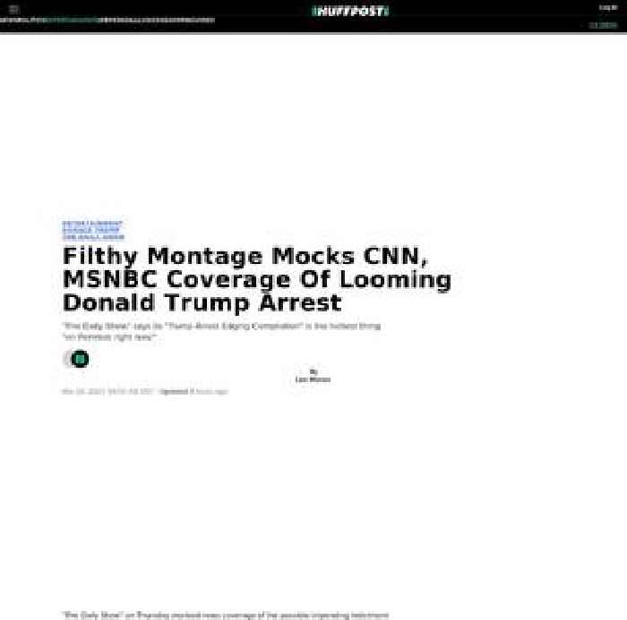 

    Filthy Montage Mocks CNN, MSNBC Coverage Of Possible Donald Trump Arrest


