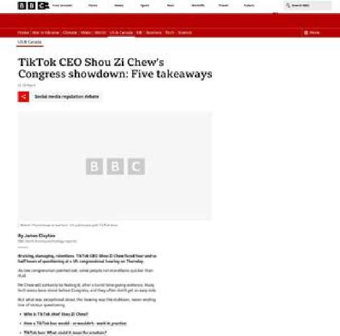 TikTok CEO Shou Zi Chew's Congress showdown: Five key moments