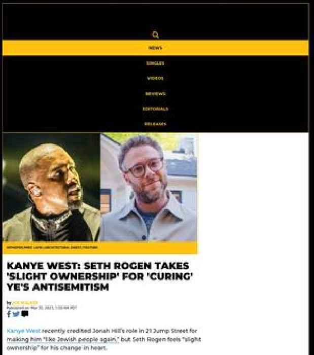 Kanye West: Seth Rogen Takes 'Slight Ownership' For 'Curing' Ye's Antisemitism