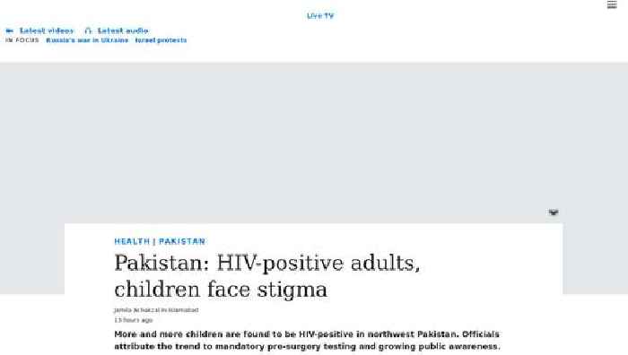 Pakistan: HIV-positive adults, children face stigma