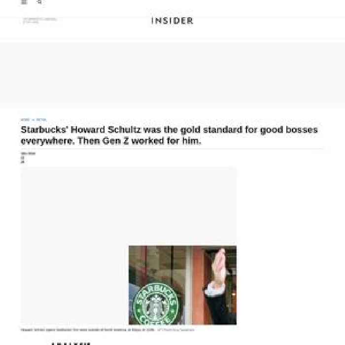 Starbucks' Howard Schultz was the gold standard for good bosses everywhere. Then Gen Z worked for him.