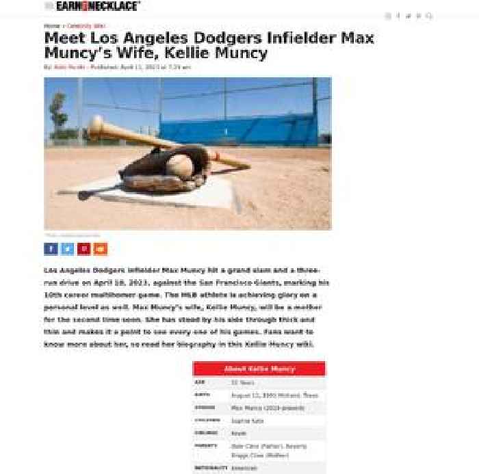 Meet Los Angeles Dodgers Max Muncy’s Wife, Kellie Muncy