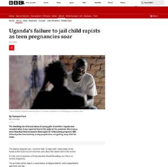 Uganda's failure to jail child rapists as teen pregnancies soar