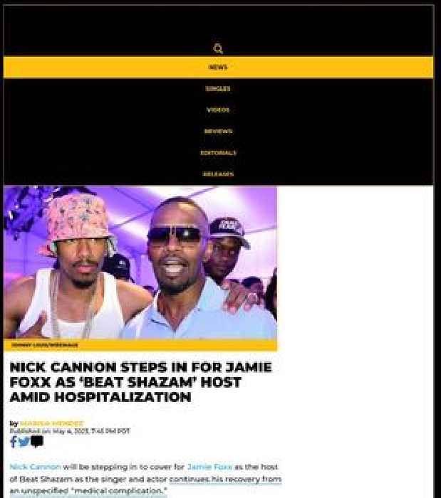 Nick Cannon Steps In For Jamie Foxx As ‘Beat Shazam’ Host Amid Hospitalization