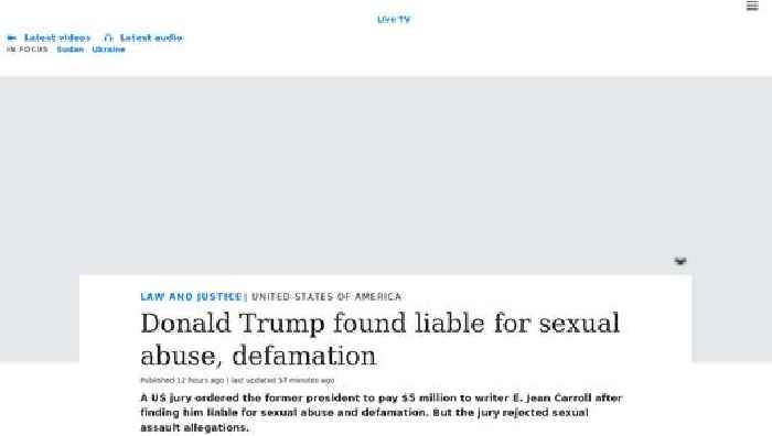 Donald Trump found liable for sexual abuse, defamation