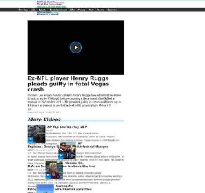 Ex-NFL player Henry Ruggs pleads guilty in fatal Vegas crash