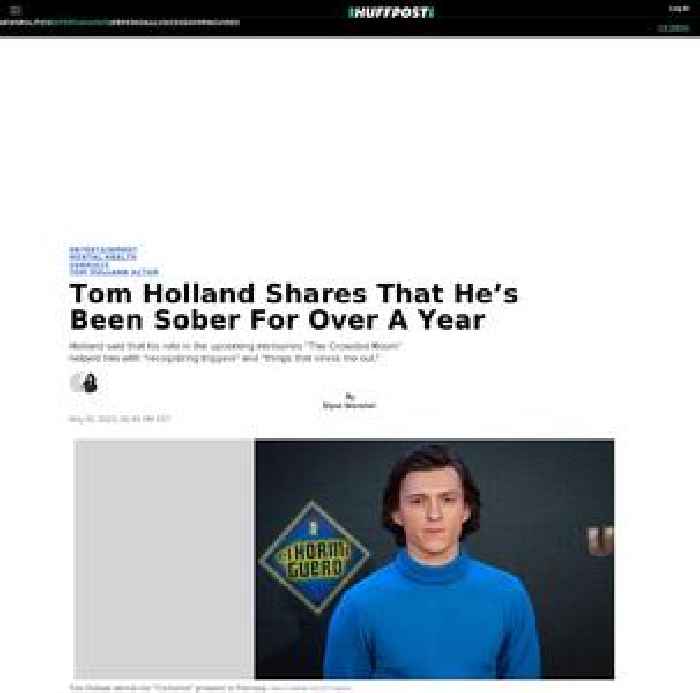 

    Tom Holland Shares That He’s Been Sober For Over A Year

