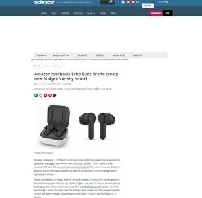  Amazon overhauls Echo Buds line to create new budget-friendly model