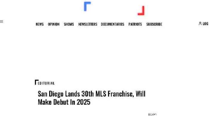 San Diego Lands 30th MLS Franchise, Will Make Debut In 2025