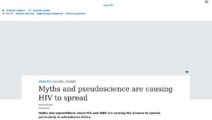 Myths and pseudoscience are causing HIV to spread