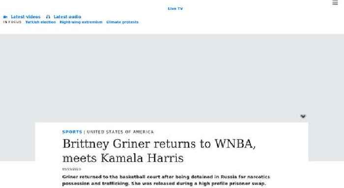 Brittney Griner returns to WNBA, meets Kamala Harris