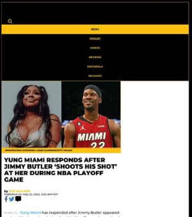 Yung Miami Responds After Jimmy Butler ‘Shoots His Shot’ At Her During NBA Playoff Game