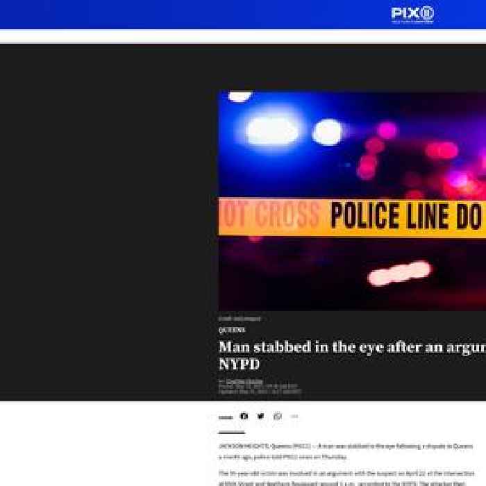 Man stabbed in the eye after an argument in Queens: NYPD