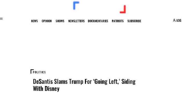 DeSantis Slams Trump For ‘Going Left,’ Siding With Disney