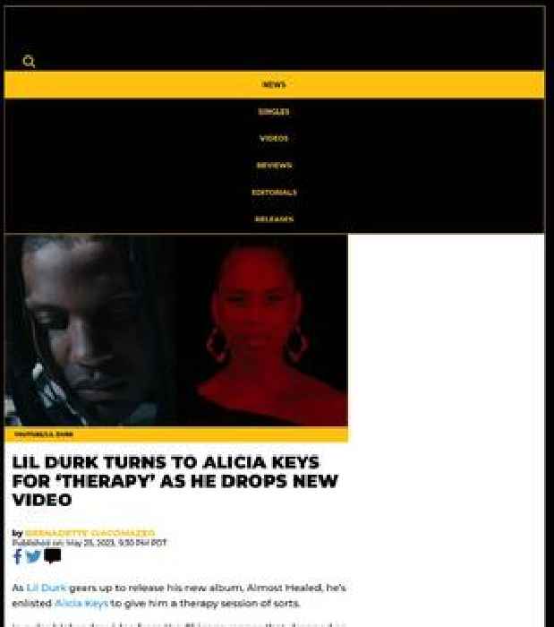 Lil Durk Turns To Alicia Keys For ‘Therapy’ As He Drops New Video