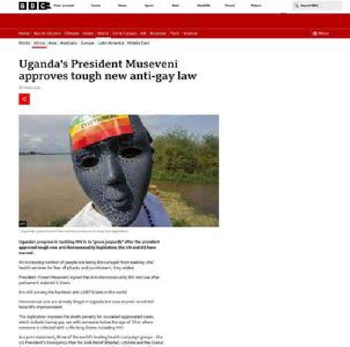 Uganda approves tough new anti-LGBT law